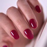 Merlot Muse S Oval oval press-on nails