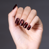 Midnight Spark short squoval press-on nails product view