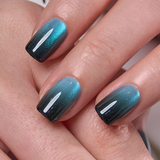 Midnight Tide S Squoval squoval press-on nails