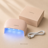 Mini Capsule UV LED nail lamp with accessories