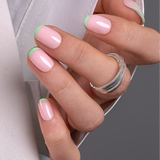 Mint Line RS Squoval squoval press-on nails