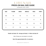 Peach Sorbet – Nude Crystal Press-On Nails