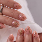 Designer s Pick | Mystic Dawn RS Almond almond press-on nails
