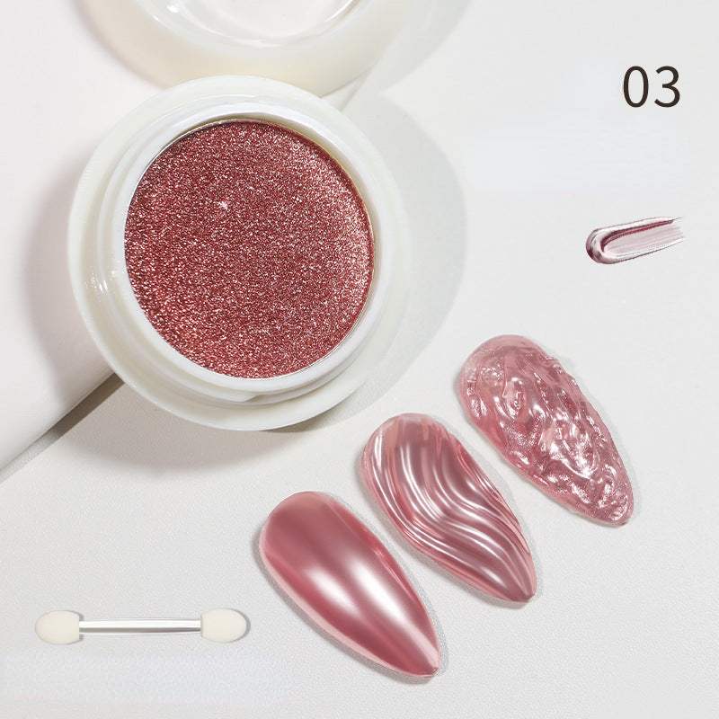 Nail Glitter Peacock Pearl Nail Powder 3 product view