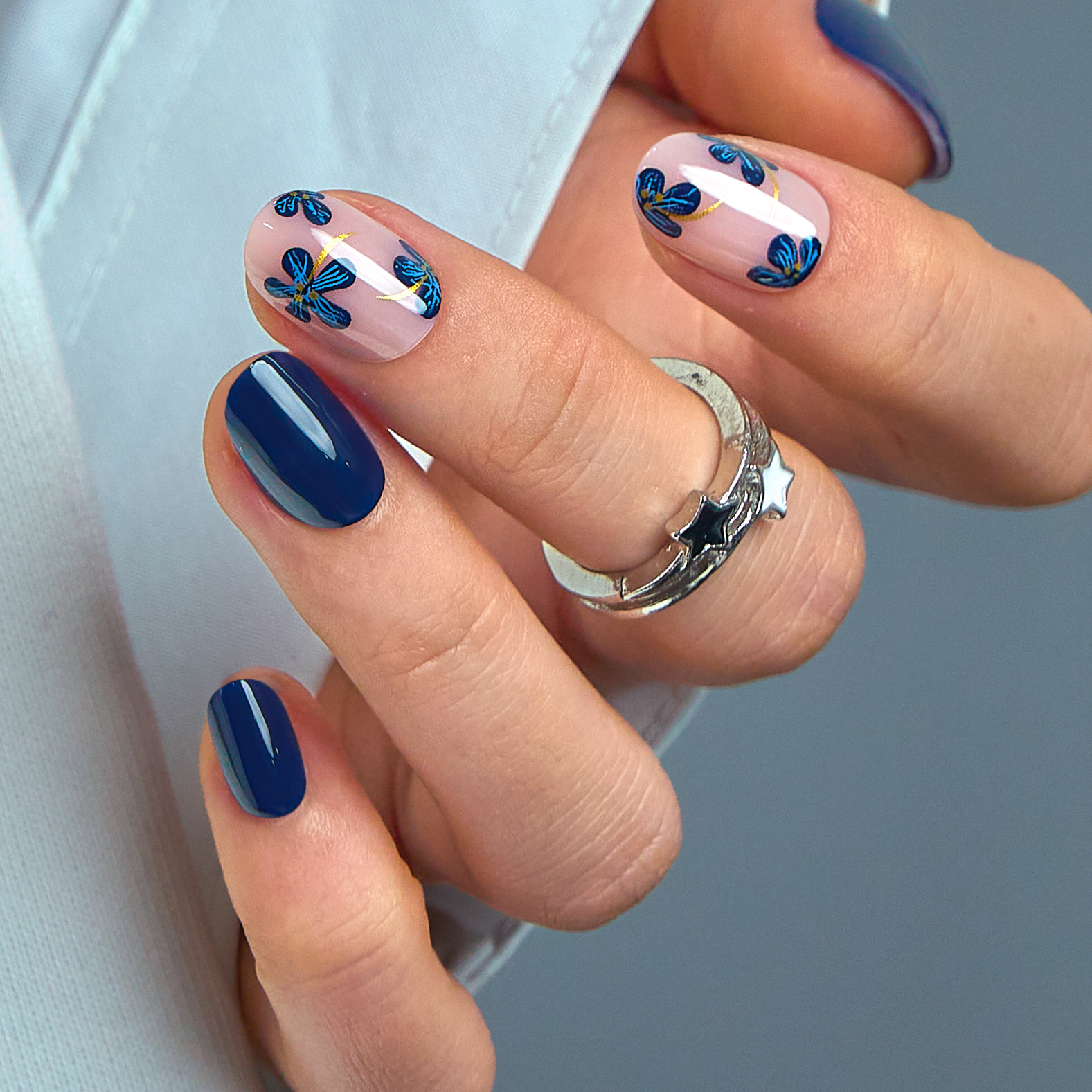 Navy Petal – RS Squoval