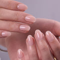 Nude Bloom S Oval oval press-on nails