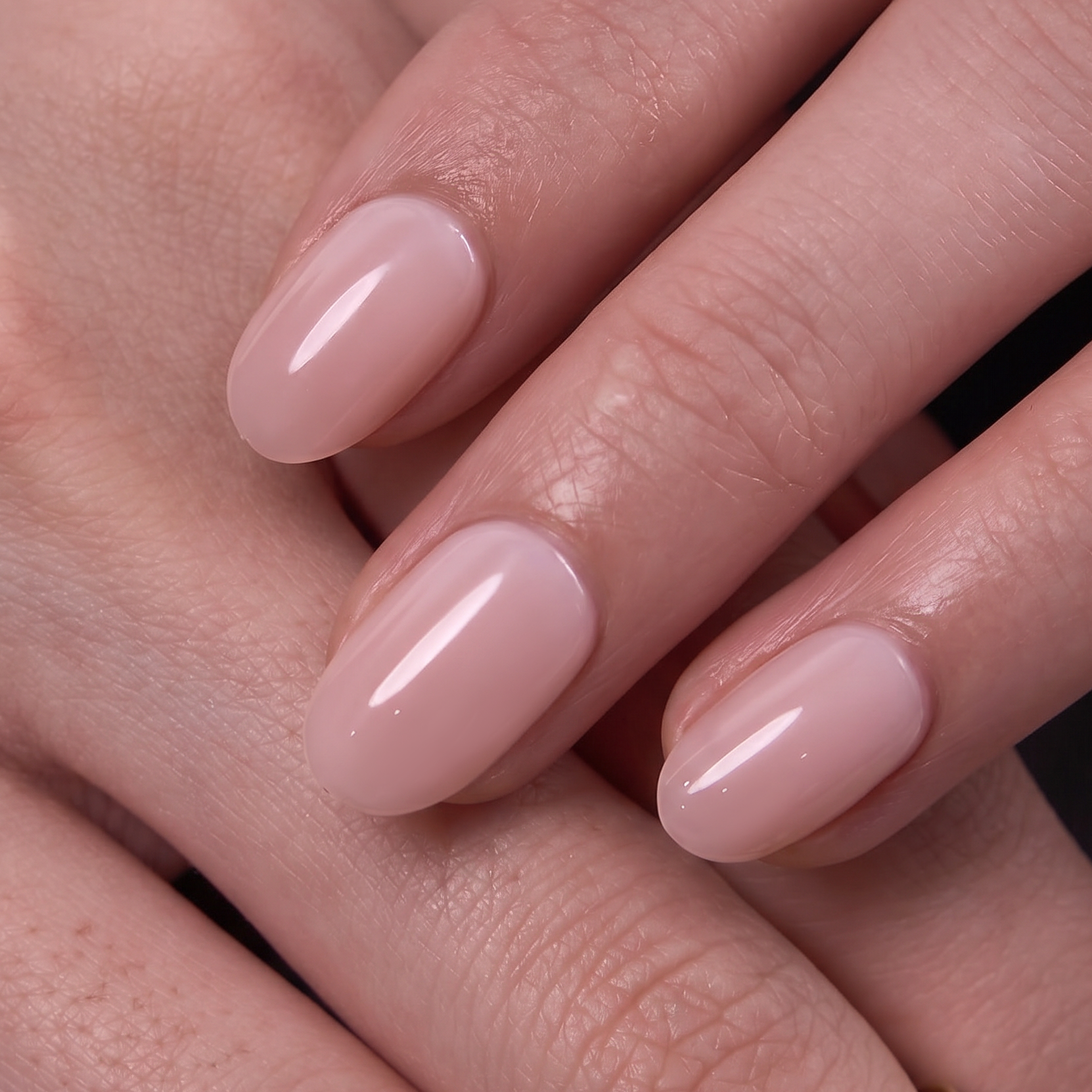Nude Bloom S Oval oval press-on nails