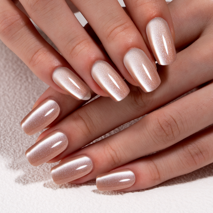 Nude Cat Grace medium squoval press-on nails product view