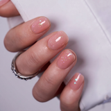 Nude Luster RS Squoval squoval press-on nails
