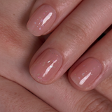 Nude Luster RS Squoval squoval press-on nails