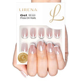 Nude Rhapsody short squoval press-on nails