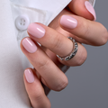 Nude Whisper RS Squoval squoval press-on nails