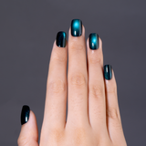 Ocean Beam Glow short squoval nail detail