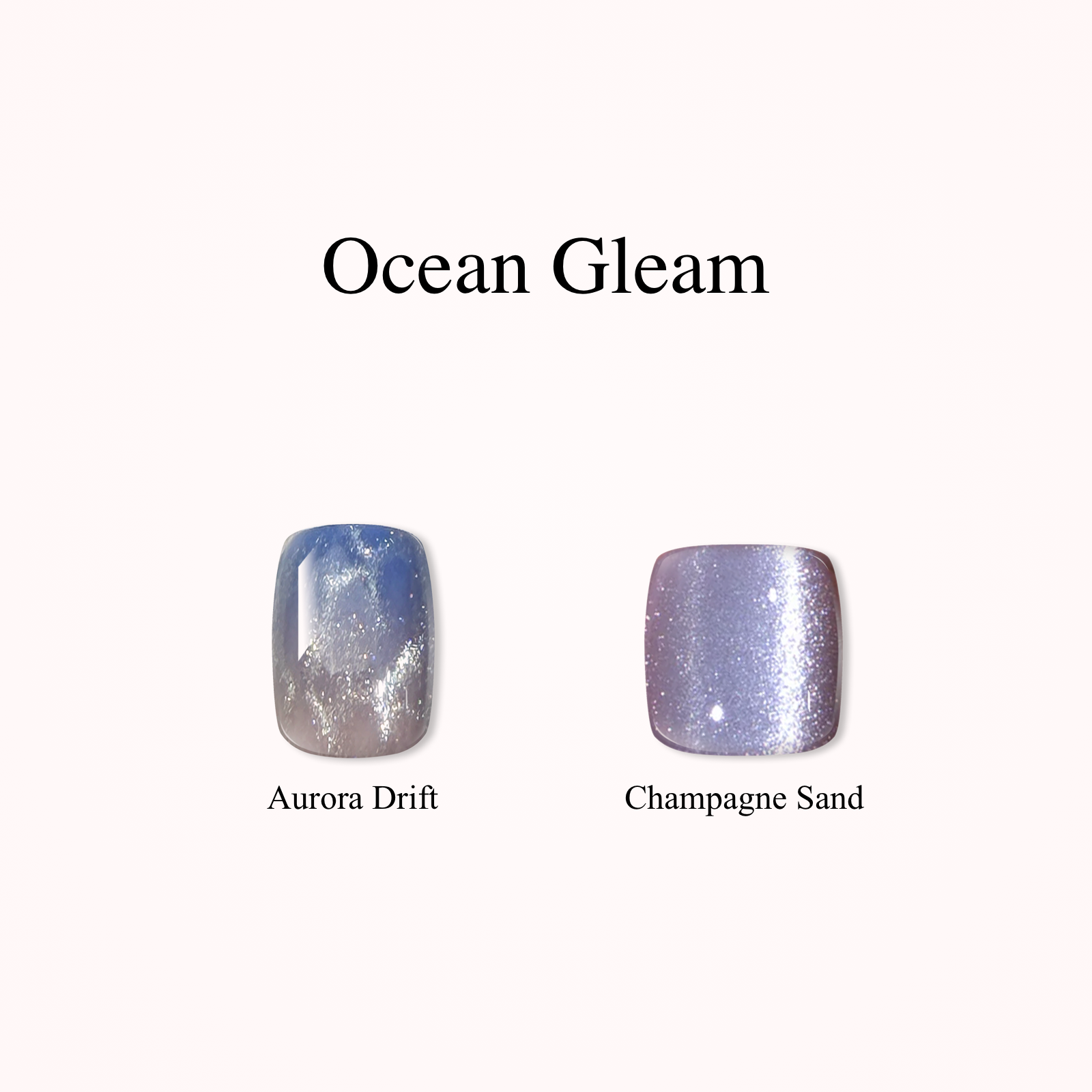Ocean Gleam Toenails Kit | Lirenail Press-On Nails