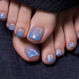Ocean Gleam Toenails Kit | Lirenail Press-On Nails