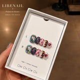 Lirenail Painted Heart press-on nails packaging