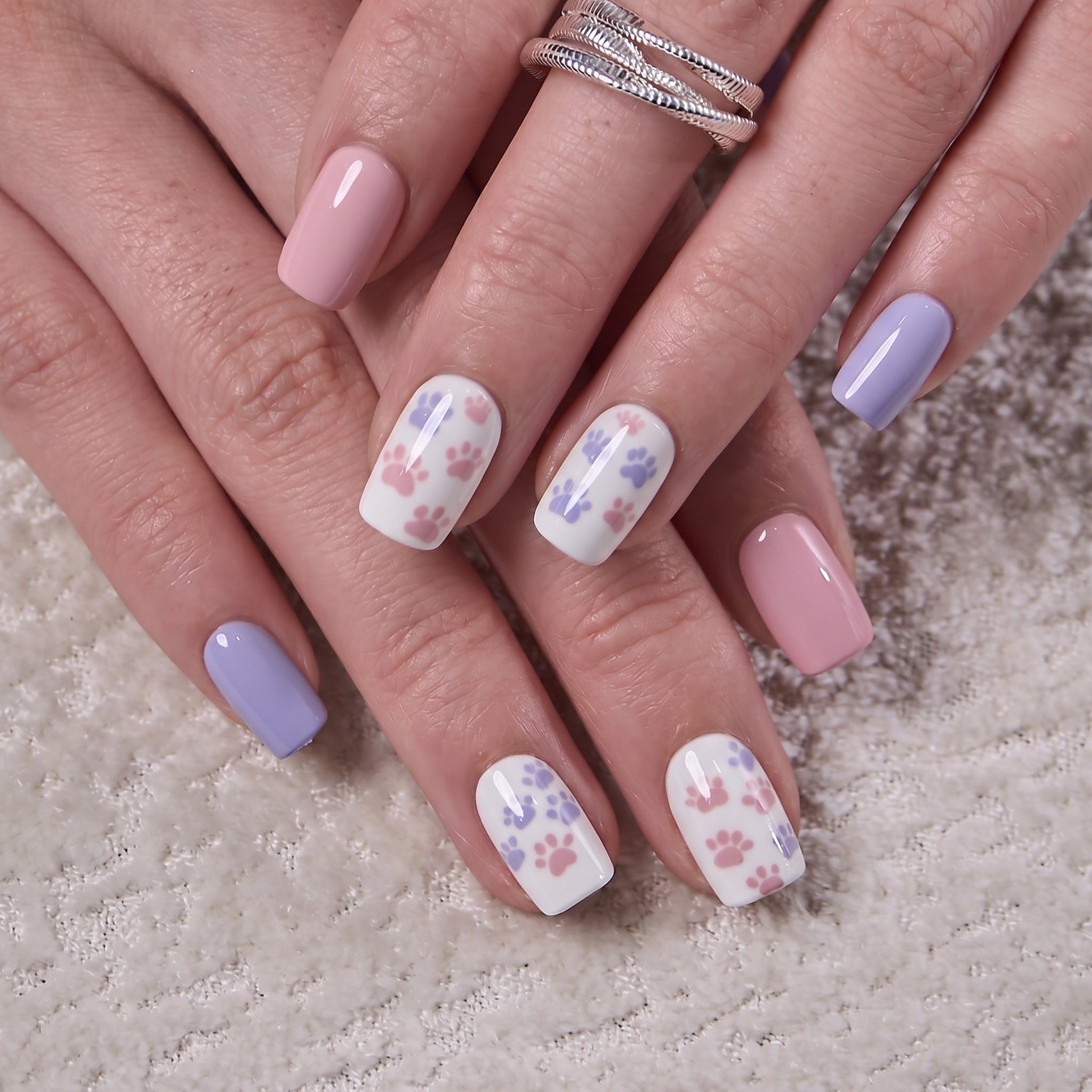 Paw Sweet S Squoval squoval press-on nails