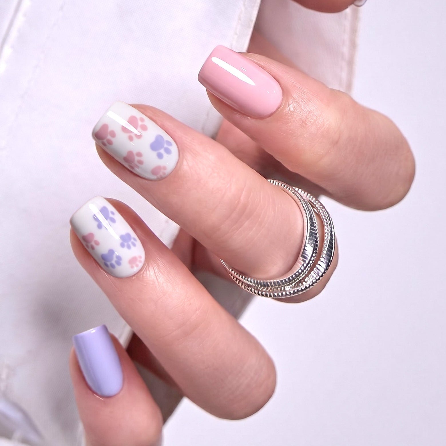 Paw Sweet S Squoval squoval press-on nails