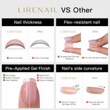 Pearl Sheen squoval Toenails nail detail