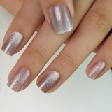 Pearl Veil short squoval press-on nails product view