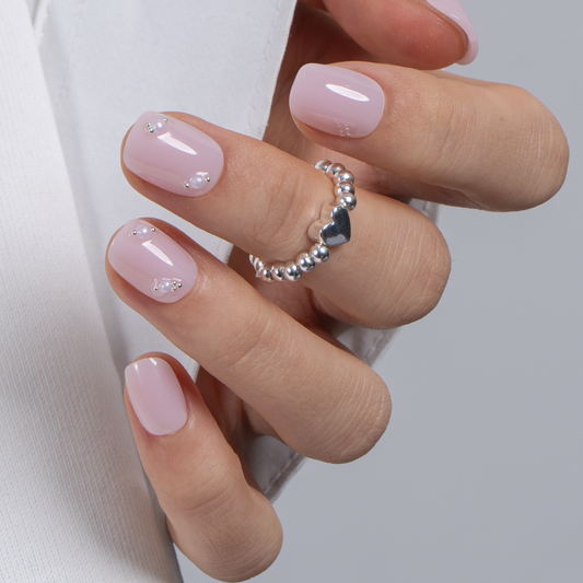 Pearl Whisper RS Squoval squoval press-on nails