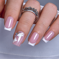 Designer s Pick | Petal Shine M Squoval squoval press-on nails