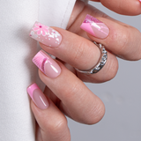 Pink Symphony M Squoval squoval press-on nails