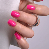Pink Voltage S Squoval squoval press-on nails