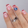 Liberty Sparkle S Squoval squoval press-on nails