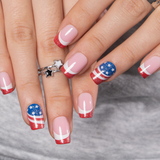 Liberty Sparkle S Squoval squoval press-on nails