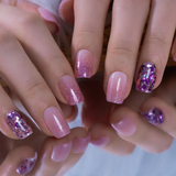 Blush Glitter S Squoval product view