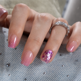 Blush Glitter S Squoval product view