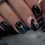 Starry Cat Dream M Squoval Ver. 2 squoval press-on nails