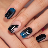 Starry Cat Dream M Squoval squoval press-on nails