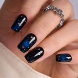 Tranquil Starry S Squoval squoval press-on nails