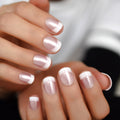 Luminary Pink – short Squoval press-on nails
