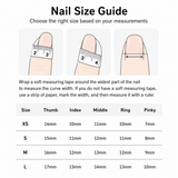 Black Square Short press-on nails by Lirenail - package