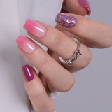 Rose Mirage M Squoval squoval press-on nails