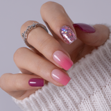 Rose Mirage M Squoval squoval press-on nails