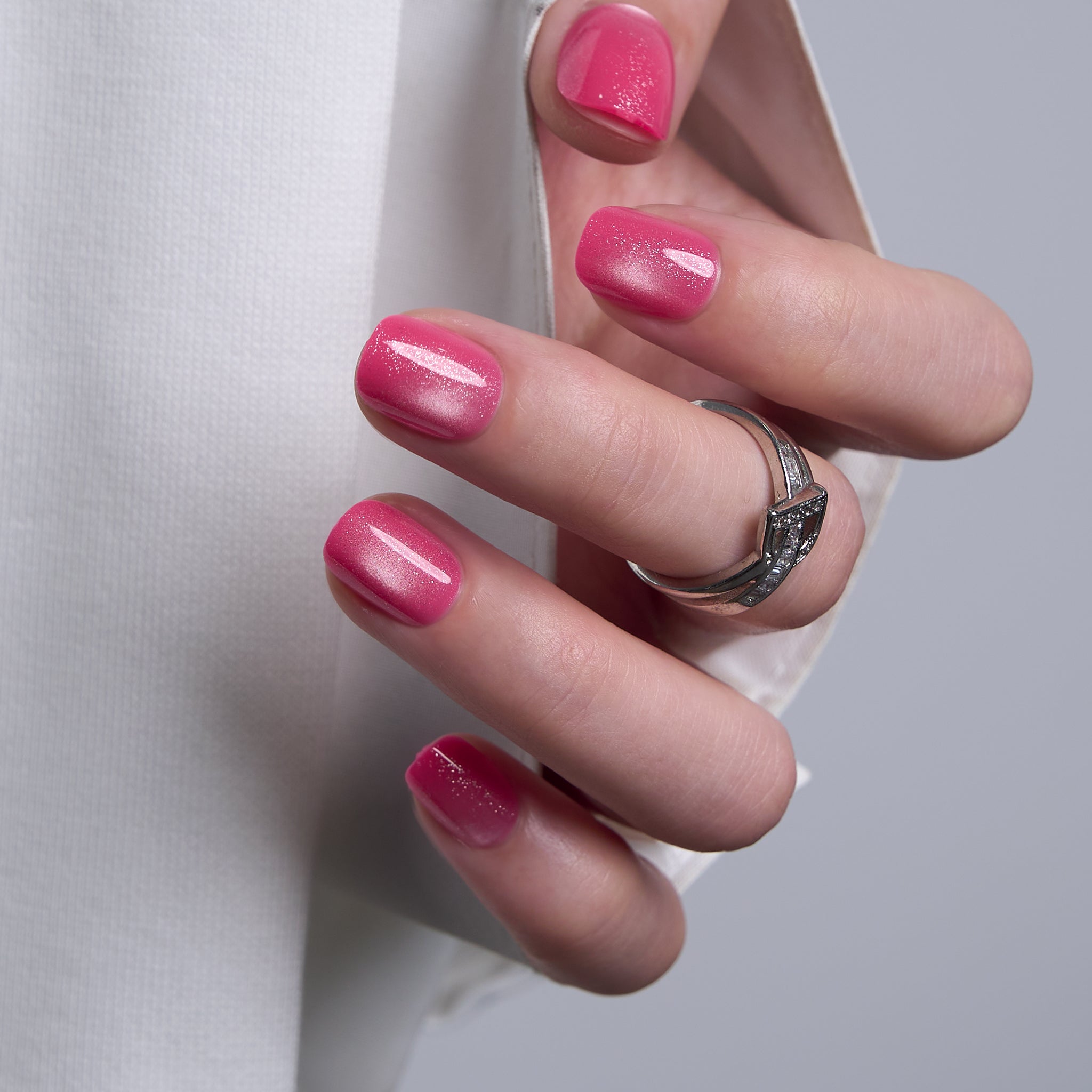 Rosy Glaze RS Squoval squoval press-on nails