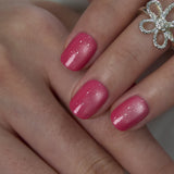 Rosy Glaze RS Squoval squoval press-on nails