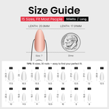 Ruby Cat Glow long almond press-on nails product view