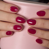 Ruby Poise RS Almond almond press-on nails