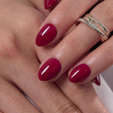 Ruby Poise RS Almond almond press-on nails