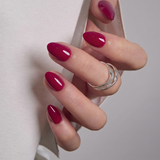 Ruby Poise RS Almond almond press-on nails
