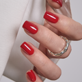 Ruby Winter short squoval press-on nails