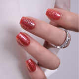 Scarlet Blaze S Squoval squoval press-on nails