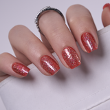 Scarlet Blaze S Squoval squoval press-on nails