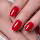 Scarlet Icon S Oval oval press-on nails