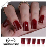 Scarlet Winter M Duckbill nail detail